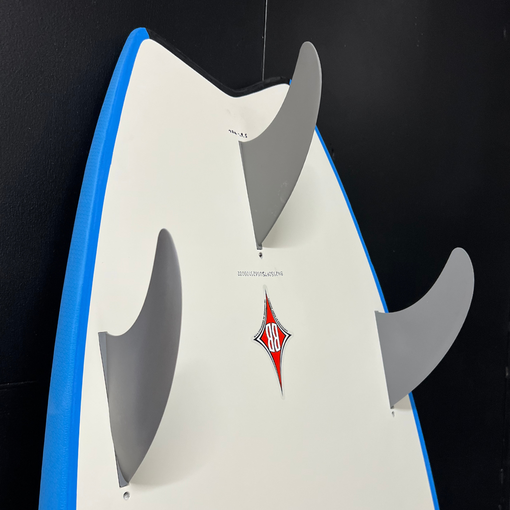 5'6" Bennett Surf Softboard - Classic Fish Premium Performance Soft Top- Blue