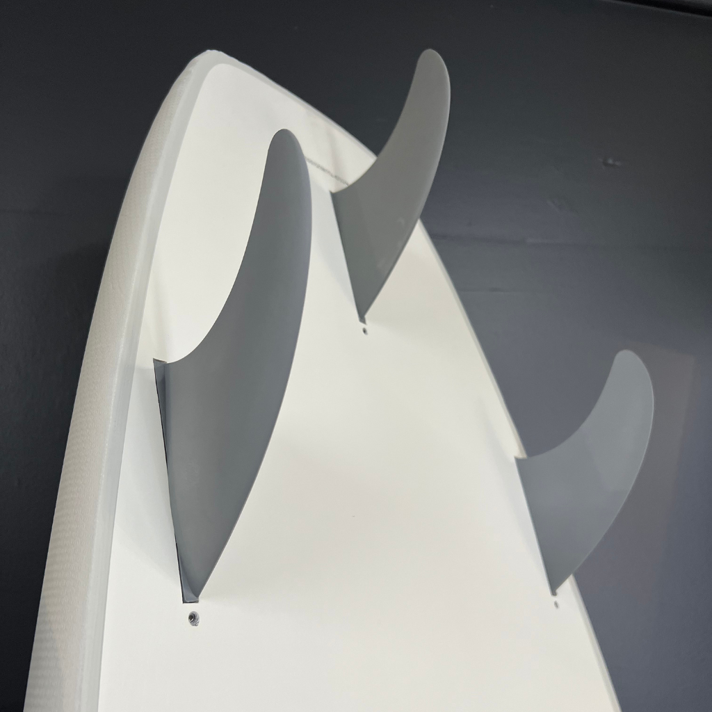 8' Bennett Surf Softboard - Classic Mini Mal Premium Performance Soft Top- Cool Grey