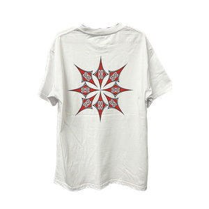 Diamond Loop Tee Shirt- White