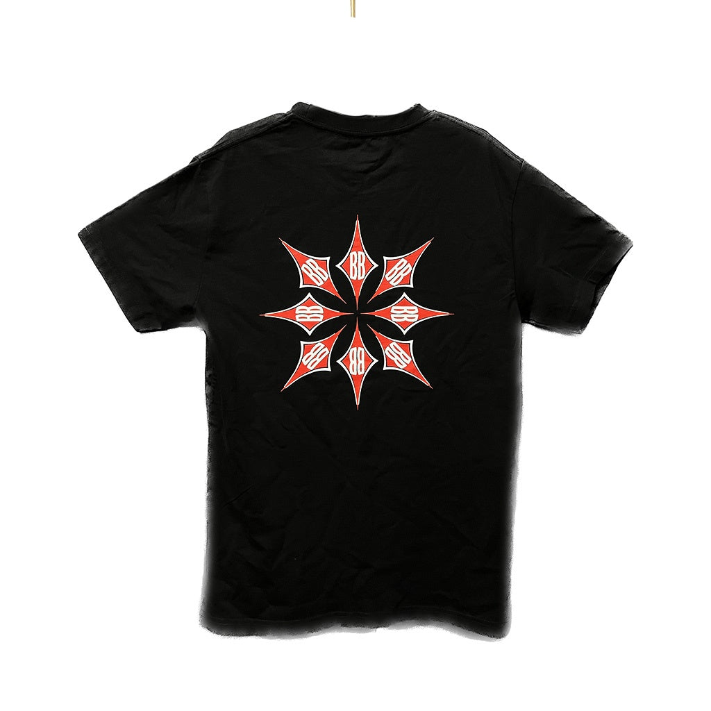 Diamond Loop Tee Shirt- Black