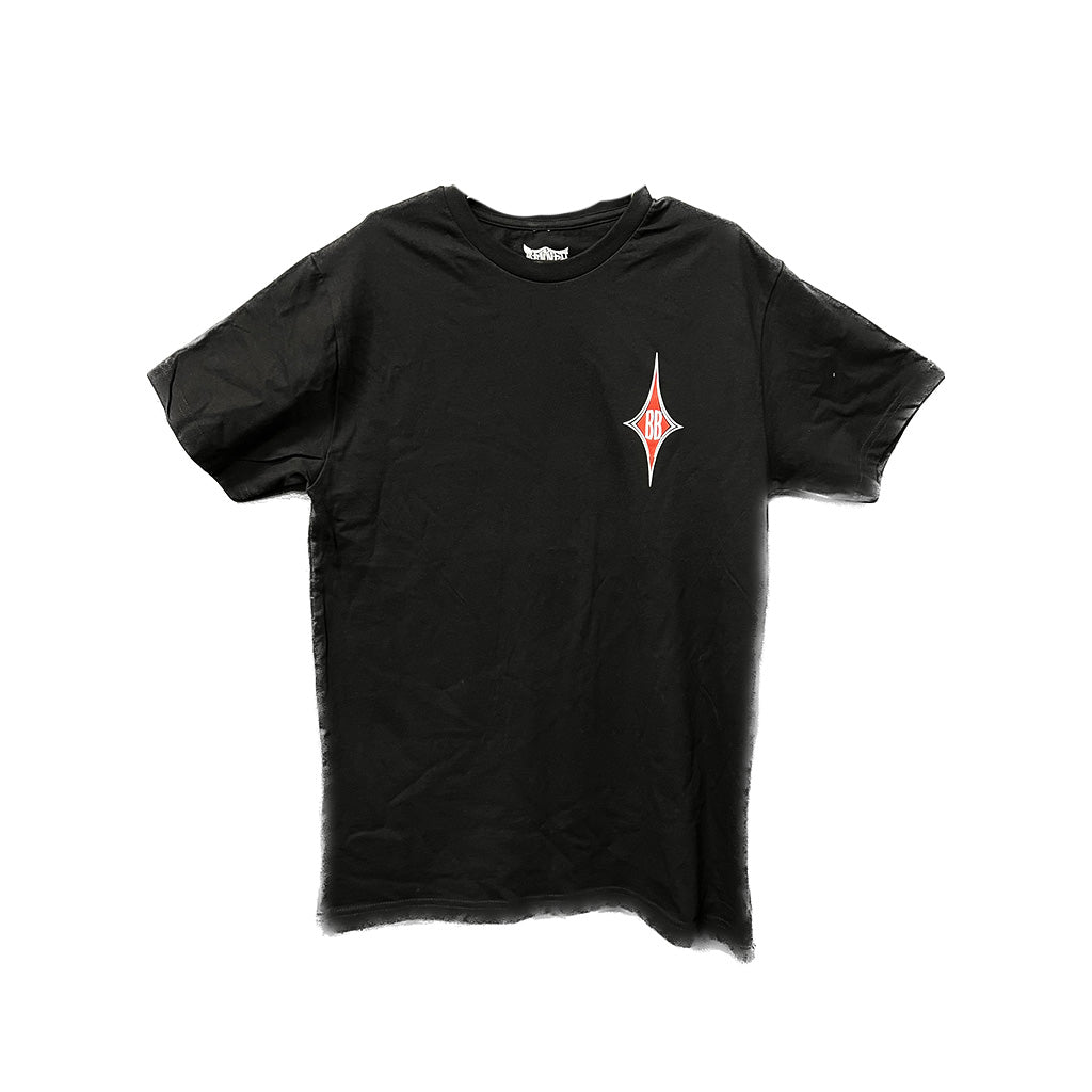 Diamond Loop Tee Shirt- Black
