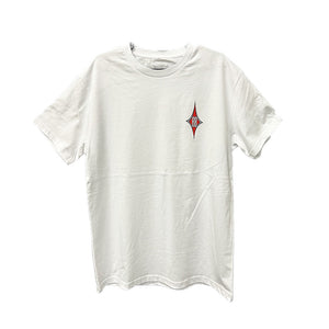 Diamond Loop Tee Shirt- White