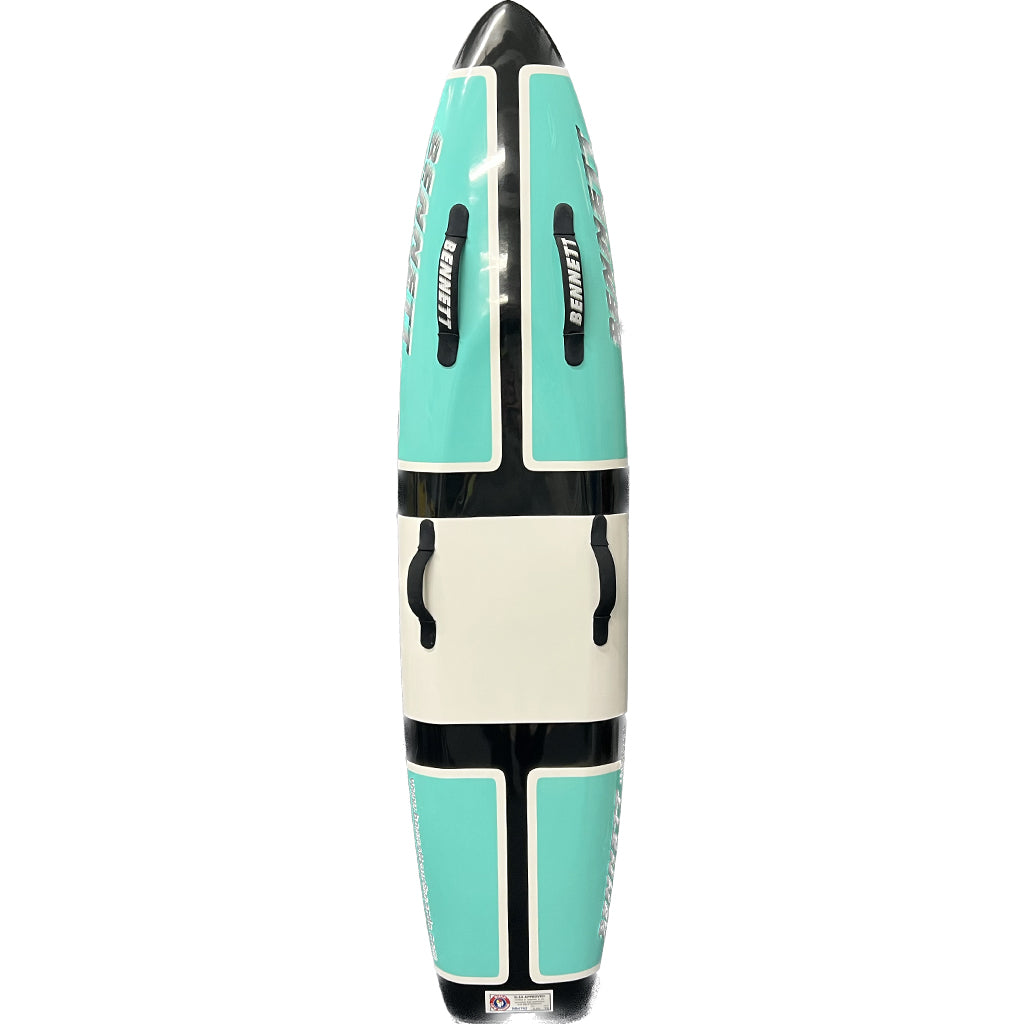 Carbon Nipper Board | Aqua Pinstripe
